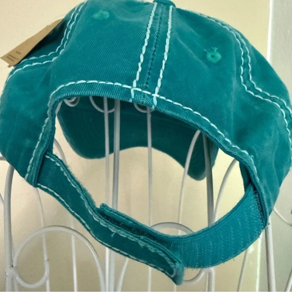 Iron Orchid Studio teal cap